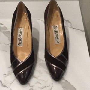 Marly Paris Leather and suede pump, size 6.5. New!